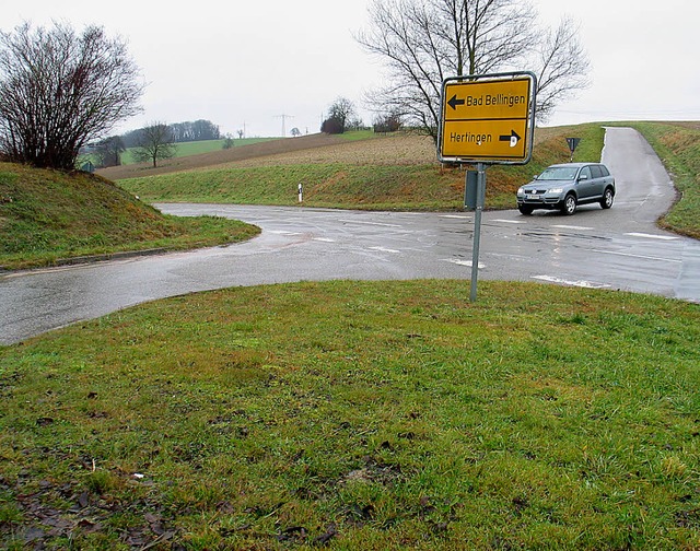 Kreuzung Kreisstrae Rmerstrae Bellingen  | Foto: Jutta Schtz