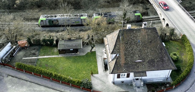 Leben mit der Bahn &#8211; das Husche...Familie Jurkschat an der Gterstrae.   | Foto: UTKE