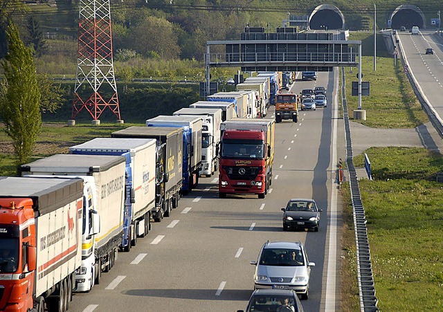 In Nord-Sdrichtung waren bis November...wegs. Der Streifendienst bewhrt sich.  | Foto: Ingrid Bhm-Jacob