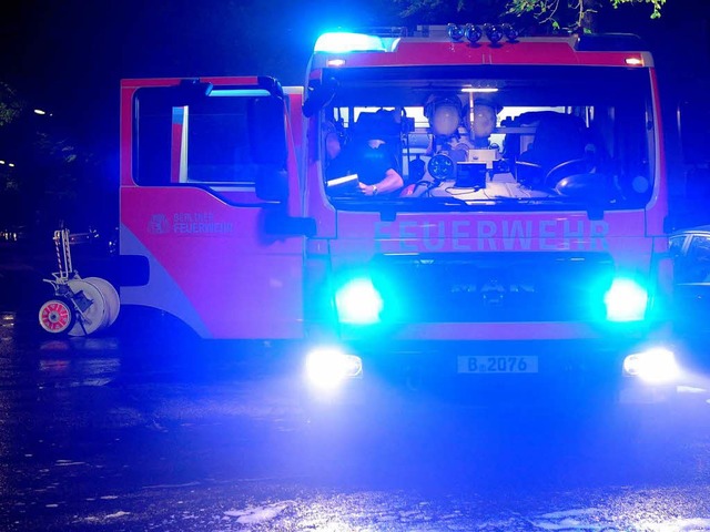 Groeinsatz fr die Berliner Feuerwehr. (Archivbild)  | Foto: dpa