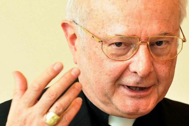 Erzbischof Zollitsch: Eurokrise zeigt Grenzen auf