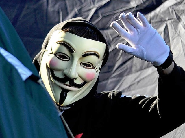 Die Hacker-Gruppe Anonymous hat nach M...S-Sicherheitsfirma Stratfor gestohlen.  | Foto: dpa