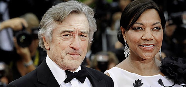 De Niro 2011 mit Ehefrau   | Foto: AFP