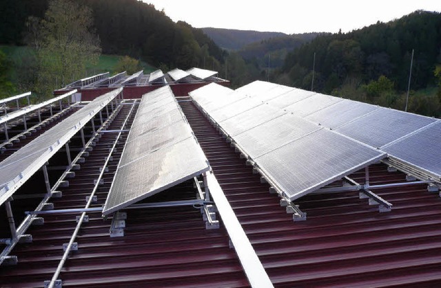 Photovoltaikanlagen &#8211; wie hier a...rweile zum Landschaftsbild im Elztal.   | Foto: Kurt Meier