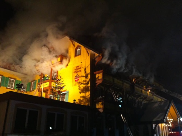 Im Hotel &#8222;Bren&#8220; hat es einen Grobrand gegeben.  | Foto: Kamera24.TV