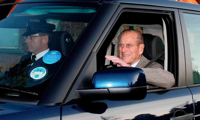 Auf dem Weg nach Hause: Prinz Philip  | Foto: dpa