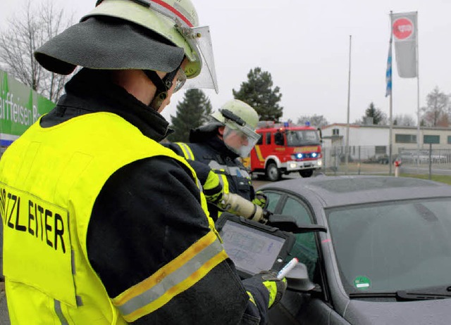 Die neue, digitale Technik erleichtert...Feuerwehr in Heitersheim ihre Arbeit.   | Foto: Kevin Merkert