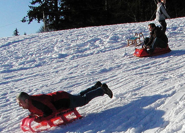 Ski und Rodel gut, heit es derzeit nicht nur in Herrischried.  | Foto: W. Adam