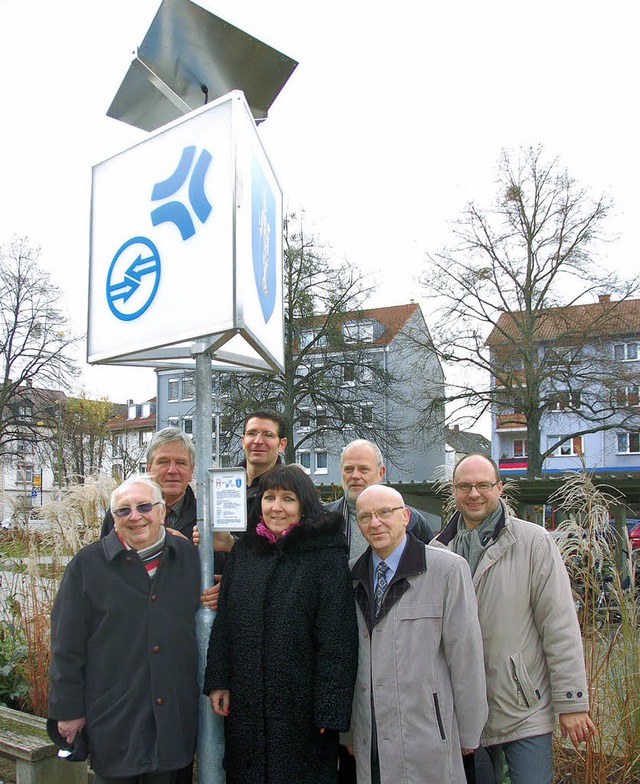 Einweihung der Partnerschaftssolarleuc...  Wolfgang Reinbold (Stadt Offenburg)   | Foto: RAB