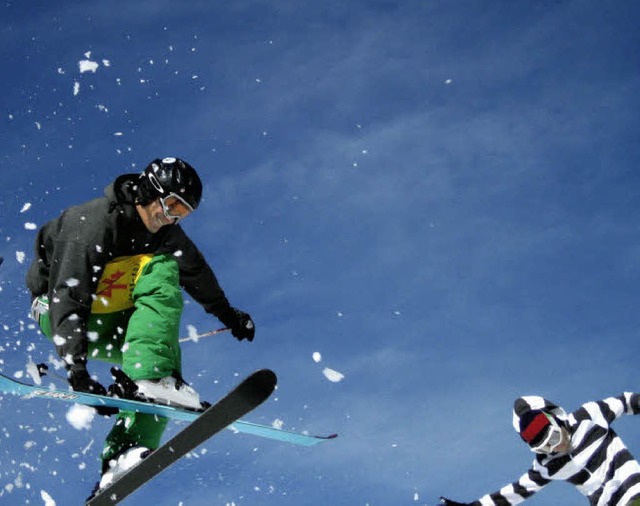 Wow!   Fr wahre Knner geht&#8217;s im Funpark schon mal hoch hinaus.   | Foto: photocase.de/marqs