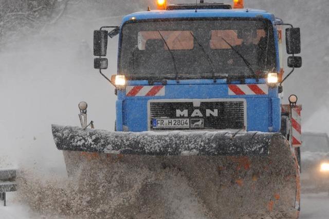 Wetterdienst warnt vor starken Schneefllen