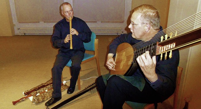 Hatten ihre sensibel reagierenden Inst...s) und Musikpartner Oswald Hebermehl.   | Foto: Sigurd Kaiser