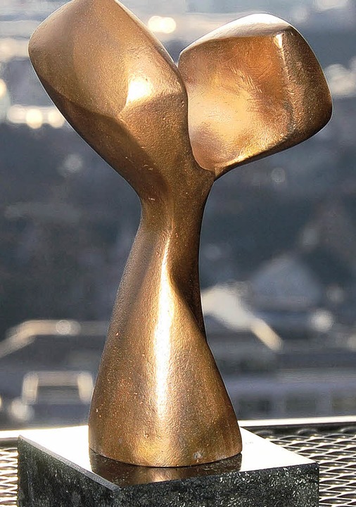 Markus-Pflüger-Preis: Diese Bronze-Pla...ird mit dem Preis der Stadt verbunden.  | Foto: Nikolaus Trenz