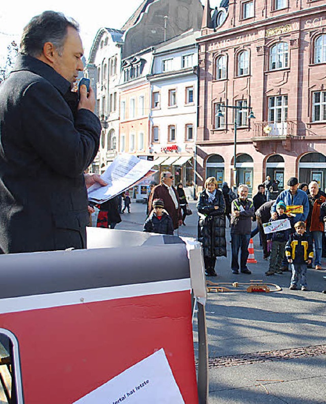 S21-Demo in Lrrach  | Foto: Thomas Loisl Mink