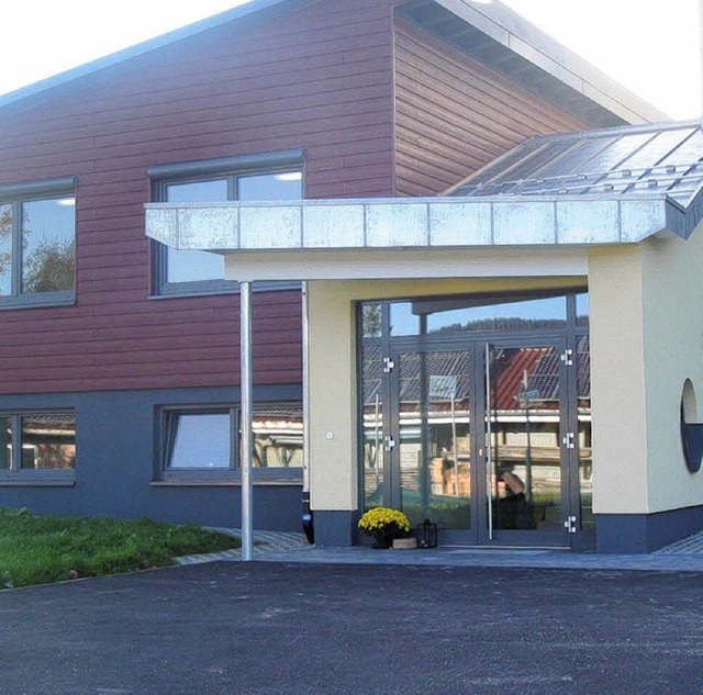 Der Kindergarten in Rickenbach freut sich ber Anbau und neuen Eingang.  | Foto: Archivfoto: Sahli