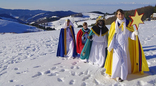 Von Haus zu Haus ziehen, wie auf unser...fsprojekte in aller Welt zu erbitten.   | Foto: privat