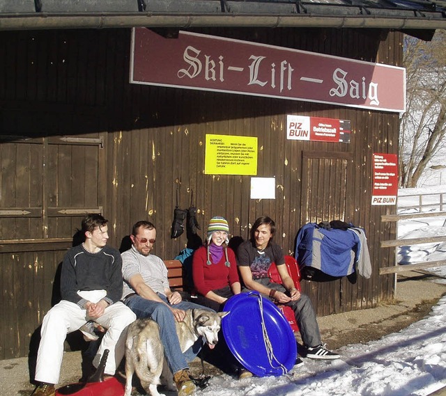 Mangels Schnee kann man am Skilift Sai...ll knftig mehr Betriebstage bringen.   | Foto: Ursula Schmidt