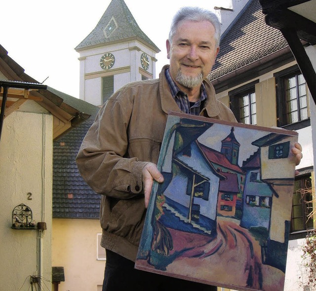 Ausgewiesener Macke-Kenner: Karlheinz Beyerle.  | Foto: Markus Maier