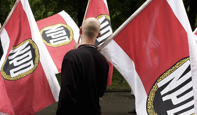 Staatliche Zuschsse fr Verfassungsfe...nicht nur Politikern gegen den Strich.  | Foto: DAPD