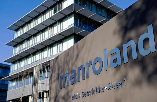 Firmensitz des Druckmaschinenherstellers Manroland in Augsburg.  | Foto: dapd