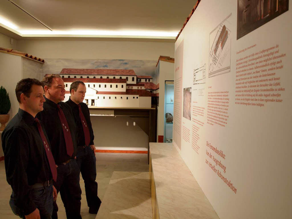 Weiterhin ein Schwerpunkt des Archologischen Museums in Riegel: die Funde aus der Zeit der Rmer.