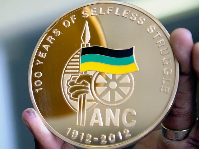 Sdafrikas Befreiungsbewegung ANC feiert 2012 den100. Geburtstag.  | Foto: AFP