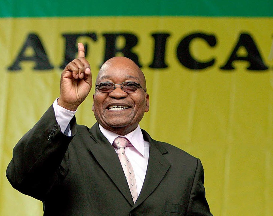 ANC-Chef Jacob Zuma steht der ältesten...s 100jährige Geschichte zurückblicken.  | Foto: dpa