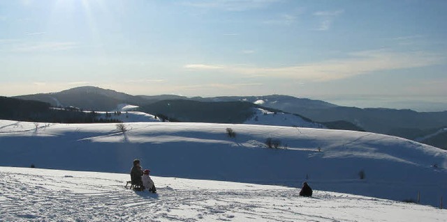 Vom 1200 Meter hohen Schauinsland aus ...eine Windkraftanlage errichten lassen.  | Foto: Manfred Lange