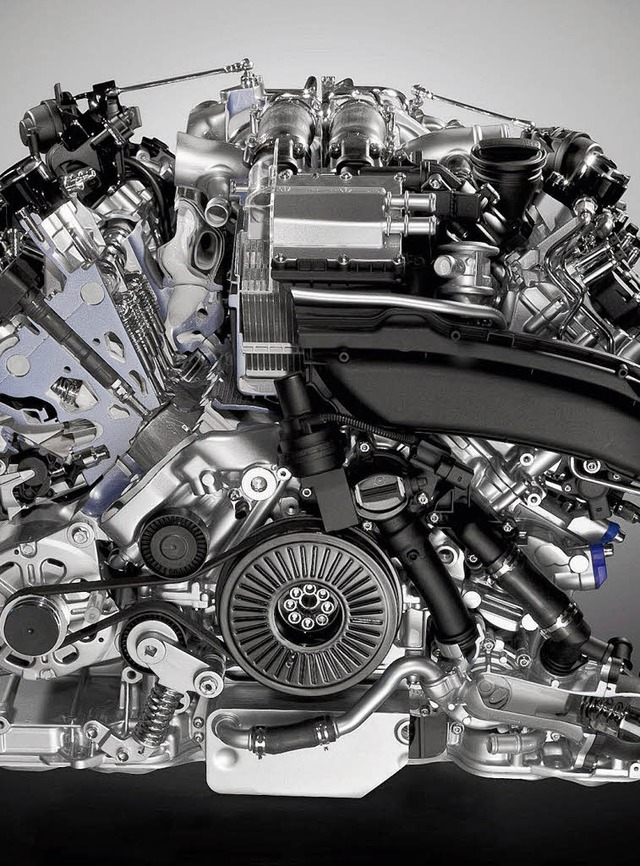 Starkes Stck: Der V8 von Audi verzich... mal auf den Einsatz all seiner Tpfe.  | Foto: audi