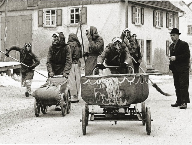 Die Urhexen aus Unadingen feiern ihr 44-jhriges Bestehen.   | Foto: Privat