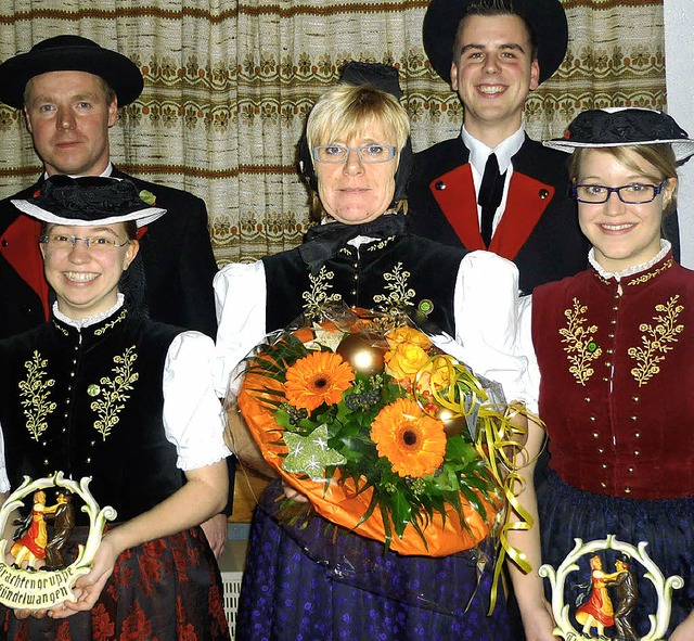 Jochen Zehnder, Julia Berggtz, Martin...s Schbel, Bianca Berggtz (von links)  | Foto: Cornelia Selz