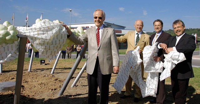 Das war am 9. September 2006 bei der E...berger und Knstler Reinhard Bombsch.   | Foto: Frey/VL