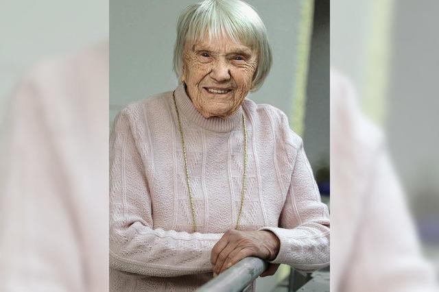 Gertrud Ketterer wird 105 Jahre alt