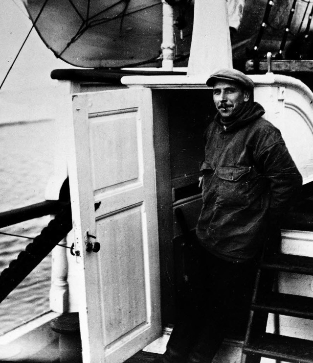 Alfred Wegener an Bord der  &#8222;Godhab&#8220;  | Foto: Alfred-Wegener-Institut
