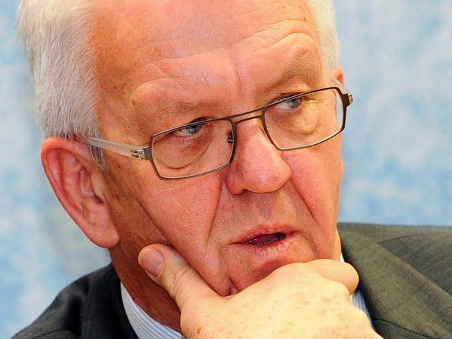 Baden-Wrttembergs Ministerprsident Winfried Kretschmann.  | Foto: dpa