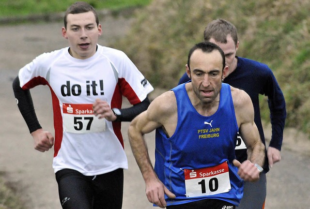 Do it! Kurze Zeit spter beherzigt Jos...im Malterdinger Dreiknigslauf davon.   | Foto: murst