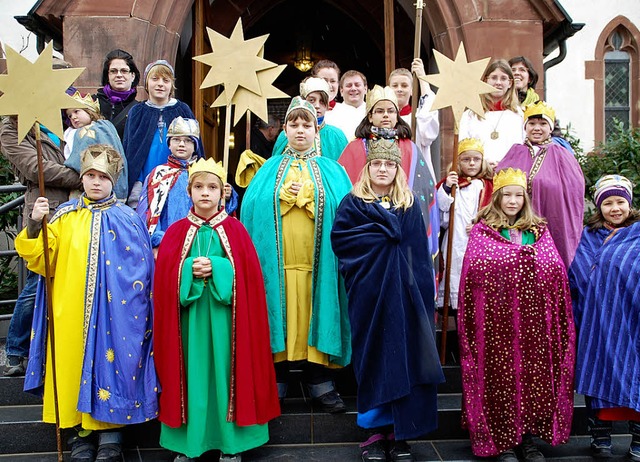 Die Aktion der Sternsinger war wieder ... Mitgefhls und der Mitmenschlichkeit.  | Foto: Edgar Steinfelder