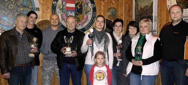 Die Sieger des alljhrlichen Vereinsschieens des Schtzenvereins Herbolzheim.   | Foto: Jrg Schimanski