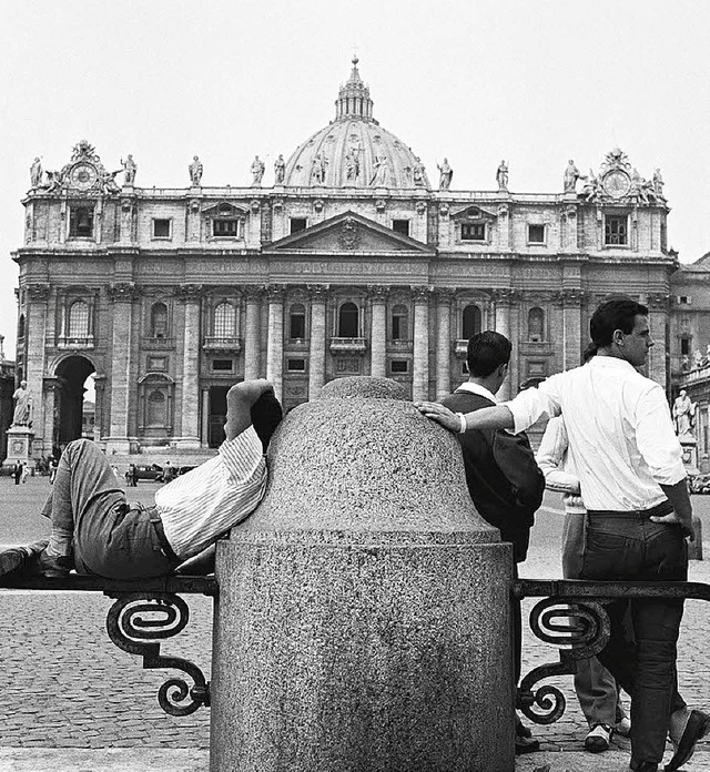 Straenszene in Rom, 1954 <BZ-FotoNurRepro>Bert Jger</BZ-FotoNurRepro>  | Foto: jger