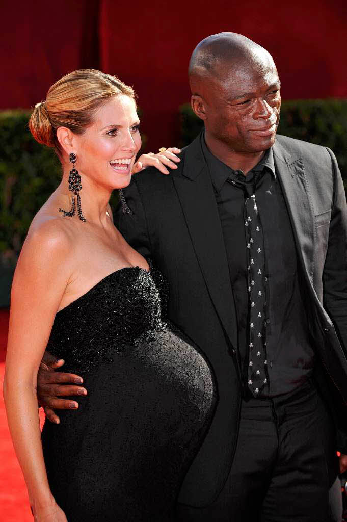 Heidi Klum und Seal: Ihr vierter Kind muss auf den Namen Lou Sulola hren. ber das Geschwisterchen freut sich Sohn Johan Riley Fyodor Taiwo
