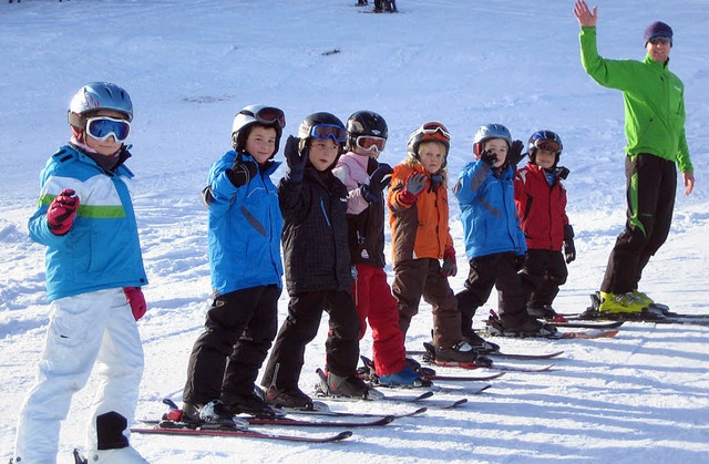 Viel Spa hatten die Skischler aus Wehr.   | Foto: Skiclub