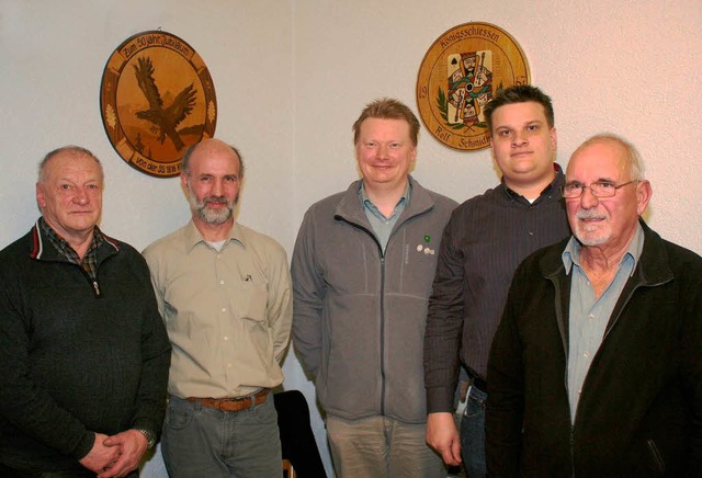 Der Vorstand: Manfred Albrecht, Andrea... Manthei und Herbert Hferlin (v.l.).   | Foto: R. Cremer