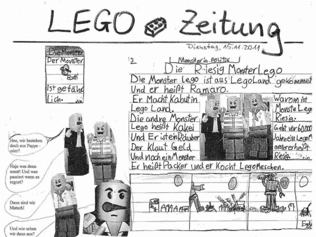 Hier knnt ihr eine kleine Geschichte ...r-Lego und einen Flugzeugunfall lesen.  | Foto: Privat