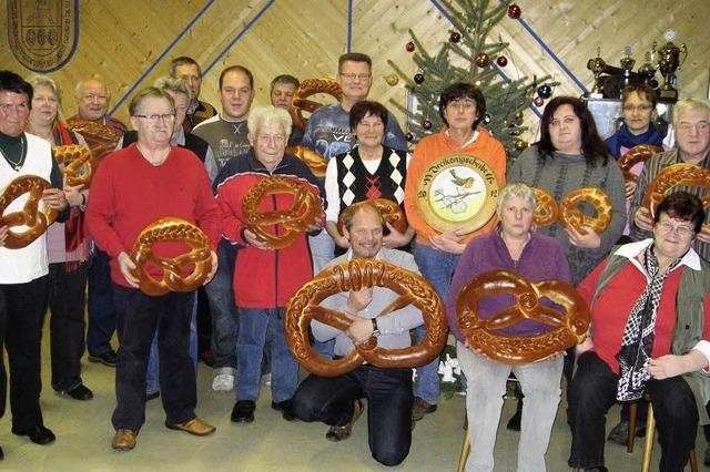 Um Schtzenscheibe und Brezel