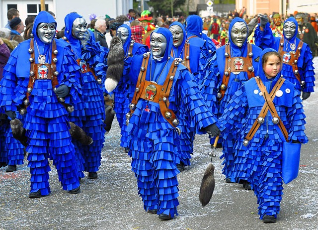 Laut, bunt und frhlich: Die nrrische Zeit bricht an.   | Foto: Andrea Schiffner