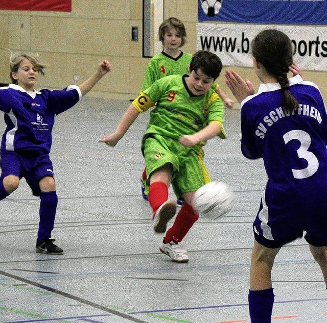 Viele Tore, spannende Spiele und gute ...n Turniertage des SVS-Hallen-Masters.   | Foto: Monika Weber