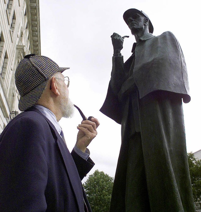 Sherlock Holmes gibt es nicht nur einm...tektivs in der Londoner Baker Street.   | Foto: dpa