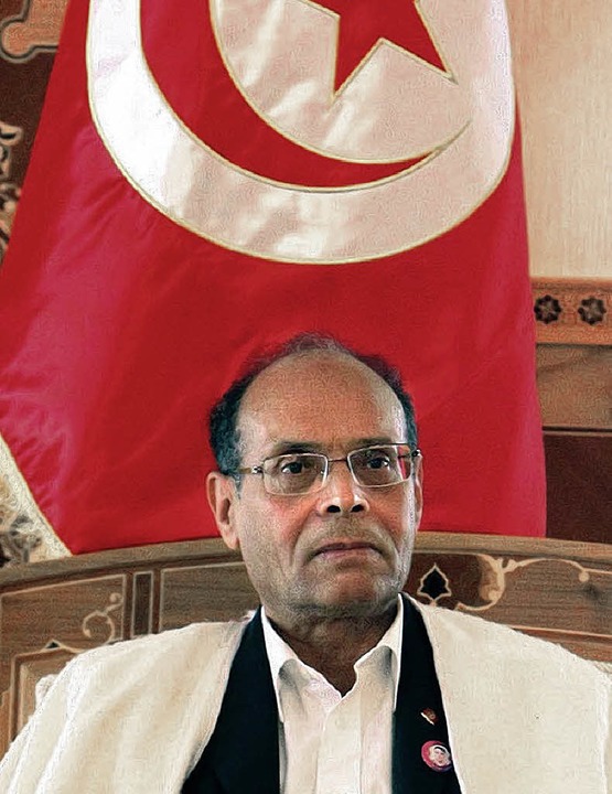 Der Menschenrechtler Moncef Marzouki ist heute tunesischer Präsident.  | Foto: DPA