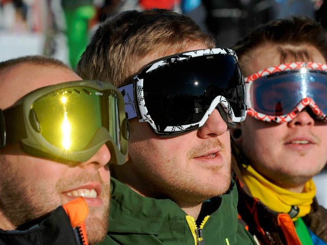 Skifahrer auf dem Feldberg.  | Foto: dpa