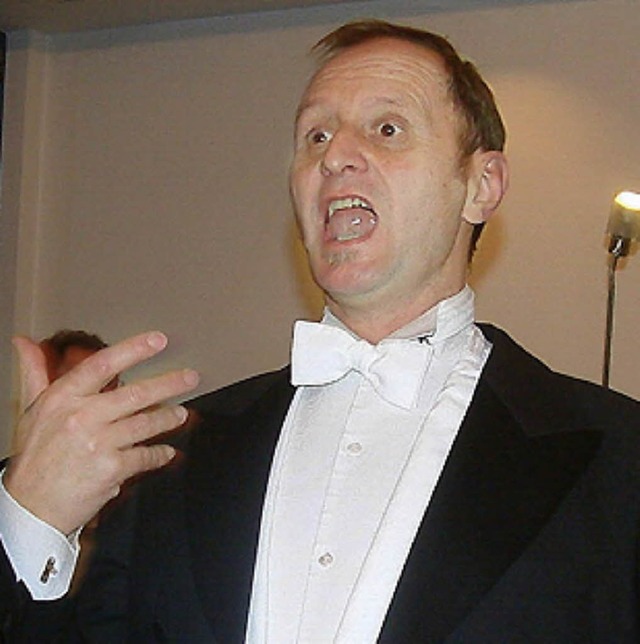 Tenor Andr Schann   | Foto: R. Frey